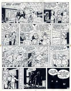 Tillieux, Maurice | GIL JOURDAN «Le chinois à deux roues», planche originale | Cornette de St Cyr