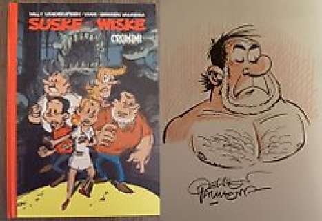 Valkema, Gerben  - Suske en Wiske - Cromimi (schetsversie) - met dédicace Jerom - Auteursexemplaar - Cartonné - EO (2018) | Catawiki