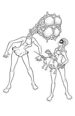 Hans Rickheit | Drawing 02 (Card Drawing 41) | ComicArtFans Classifieds