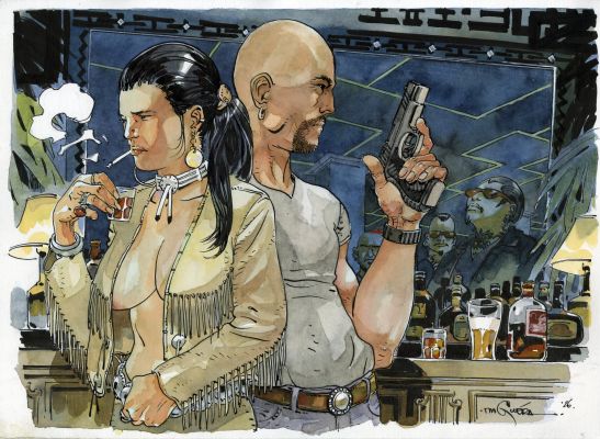 R.M. Guera | R.M. Guera - Scalped Illustration | ComicArtFans Classifieds