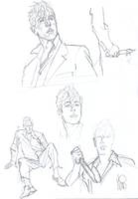Angelo Stano | Original pencil sketch on paper for Dylan Dog. Cm. 21x29,5. Signed. Code 2262. | Segni e Disegni
