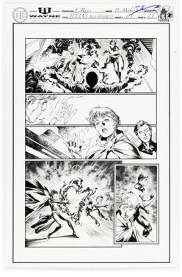 TITANS BEAST WORLD 5 pg 21 RAVEN & NIGHTWING VS DR HATE & AMANDA WALLER | eBay US