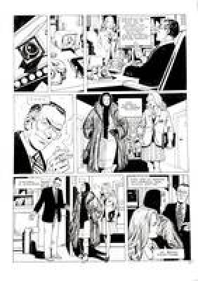 Gustavo Trigo | Original page for "Un Natale eccitante". Cm. 36x51. Ink. Code 2299. | Segni e Disegni