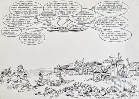 Craenhals/ Dessin original humoristique qui n’as pas pris… | Dagoty