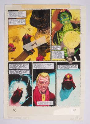Lot 155 - Alex Ronald 2000 AD Prog #1018 Rogue Troopers Rogue Trooper Friday Colour Story Pages (Fleetway, | Stanley Gibbons Baldwin’s