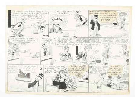 [PLATINUM AGE COMICS] FISHER, BUD. MUTT AND JEFF ORIGINAL COMIC | Zwiggelaar Auctions