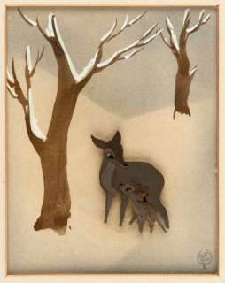 "BAMBI" COURVOISIER PRODUCTION CEL SETUP. | Hake’s