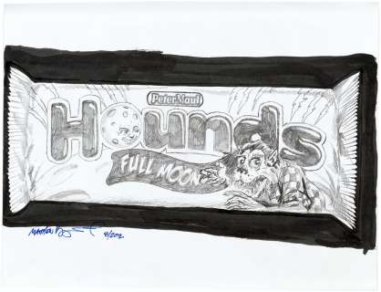  - TOPPS "WACKY HALLOWEEN 2012 POSTCARDS" SKETCH CARDS & PRELIMINARY ORIGINAL ART BY MATTHEW KIRSCHT.