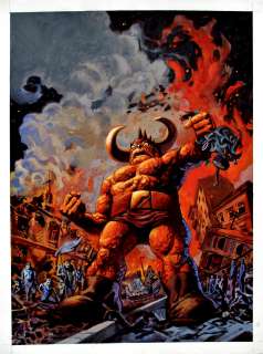 Dan Brereton - amazing fantasy omnibus #1 cover painting (large art) 2007