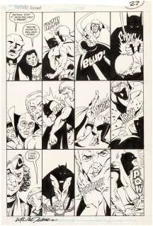  - "SUICIDE SQUAD" VOL. 1 #13 COMIC BOOK PAGE ORIGINAL ART BY LUKE McDONNELL.