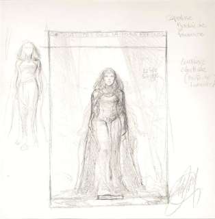 Complainte des Landes perdues   T7 -  Crayonné originale de couverture - La Fée Sanctus - EO | Catawiki