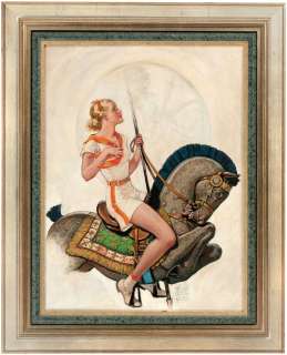 JAMES CALVERT SMITH FRAMED PAINTING ORIGINAL ART. | Hake’s