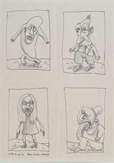 KONTURE, Mattt (né... - Lot 254 - KONTURE, Mattt (né en 1965) Grande illustration dédicace...