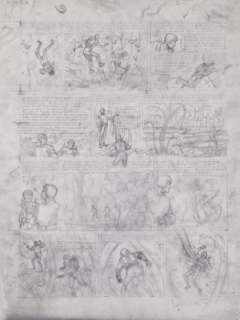 Jacobs | Blake et Mortimer - L’énigme de l’Atlantide Crayonné préparatoire | Millon