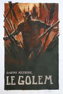 Sorel, Guillaume  - Dessin original en couleur - Le Golem - Gustav Meyrink (2010) | Catawiki