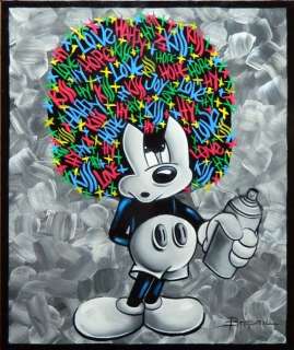 Brisan, Gabriel - Mixed Media painting on Canvas - Amazing Mickey - EO (2019) | Catawiki