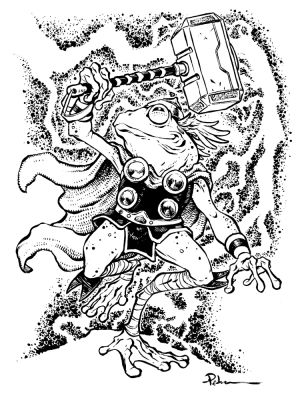 David Petersen | SDCC Brush Pen Commission | David Petersen