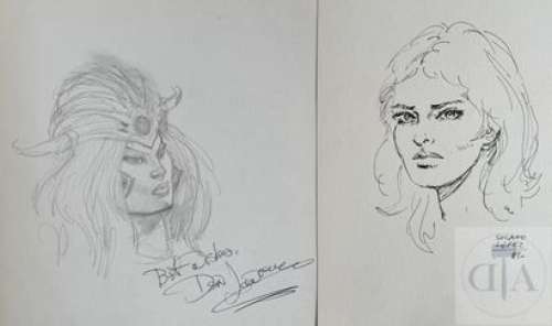 Don Lawrence/Solano Lopez. Paire de dessins signés. … | Dagoty