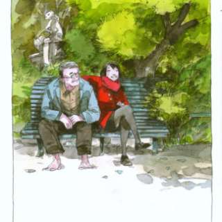 Vincent Bailly | Planche originale « mon père était boxer » | Atelier du 9ème art