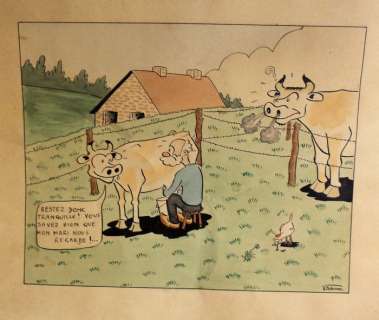 Hubinon, Victor - Dessin original en couleur première période - (1945) | Catawiki