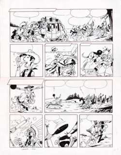Morris. Planche originale Lucky Luke | BDEnchères