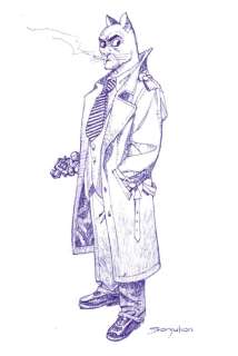 Sanjulian, Manuel - Original drawing - Blacksad | Catawiki