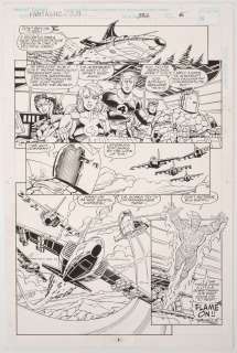 Paul Ryan (1949-2016... | Planche Originale de Paul Ryan FANTASTIC FOUR N° 387... | Stanley’s Auction