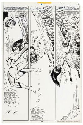 Original Art * CARMINE INFANTINO and MIKE ESPOSITO * SPIDER-WOMAN No. 17, Page 23 | PBA Galleries