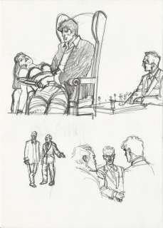 Dylan Dog - Angelo Stano - studio preparatorio originale - Page volante | Catawiki