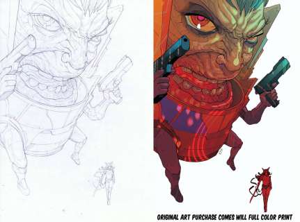 Christian Ward - M.O.D.O.K. ASSASSIN (Marvel Comics) issue #02 (Variant Cover)