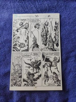 Original Art John Buscema Savage Sword of Conan 206 pg. 43 | eBay US