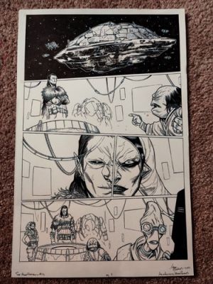 Star Wars The High Republic Original Art 13 Page 1 Ario Anindito Mark Morales | eBay US (Buy It Now)