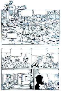 Andrea Ferraris | Disney – « Swamp Fever » – Histoire complète en 6 planches originales | Zic et Bul