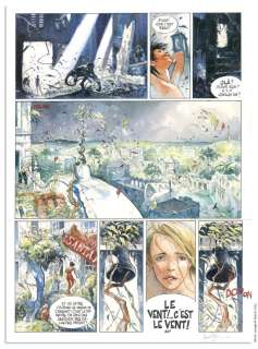 LEPAGE EMMANUEL... - Lot 87 - LEPAGE EMMANUEL LEPAGE La Terre sans mal, Dupuis 1999 Planche...