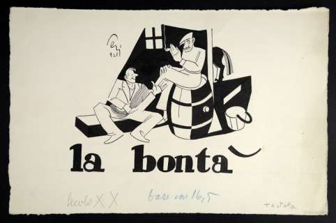 Giorgio Peri - "La bontÃ " Illustrazione Originale (Master Of Drawing) | Catawiki