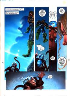 Kevin Walker - judge dredd: the megazine #34 p 8 painting (1993)
