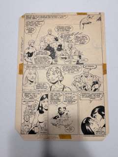 1983 Legion Of Super-Heroes #296 Original Comic Book Art Signed By Keith Giffen
