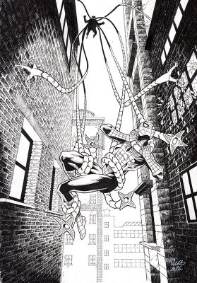 Claude Pelet | Spiderman & Doc Ock | 2DGalleries