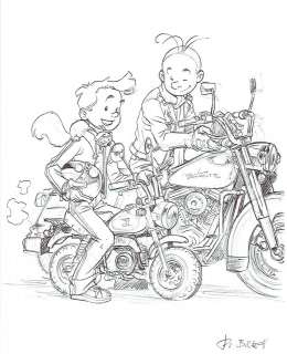 Philippe BUCHET - Spirou et Fantasio Illustration