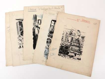 Di Marco Angelo Ensemble... | DI MARCO Angelo Ensemble de cinq illustrations pour... | Vermot et Associés