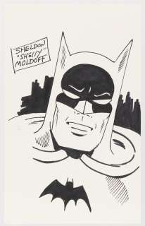 SHELLY MOLDOFF ORIGINAL ART SKETCH OF BATMAN. | Hake’s
