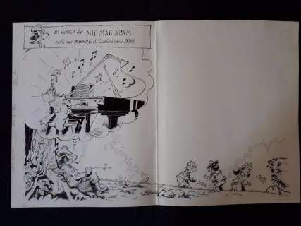 Benn, Andre - Mic Mac Adam - Double planche originale -  Un conte - Publié dans Le journal de Spirou #2181 - (1980) | Catawiki
