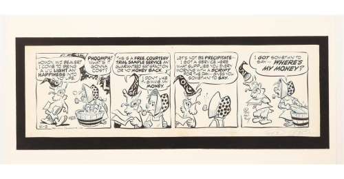 KELLY, WALT (1913-1973). POGO ’GIVES YOU SOMETHING TO SAY’ | Zwiggelaar Auctions