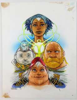 Massimiliano Frezzato - Copertina Originale "Les Gardiens Du Maser" - Page volante - (2005) | Catawiki