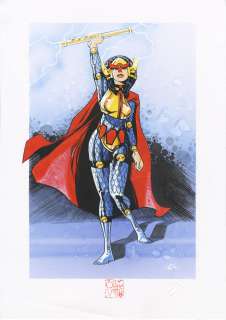 Olivier Vatine - Big Barda Illustration