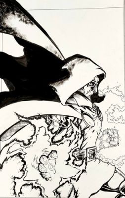 Dr. Doom Original Art 17inx11in by Javier Lugo Pop-Art | eBay US (Buy It Now)