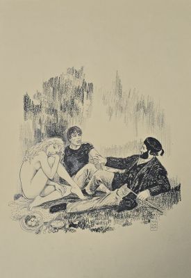 Copertina originale Milo Manara Artist Collection – “A riveder le Stelle” – Corriere della Sera 2018 | Venere Comic Art
