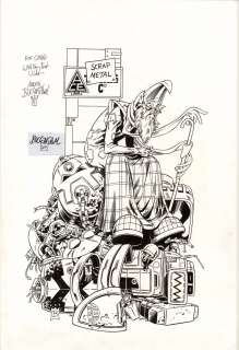 Mark Buckingham - mark buckingham ace trucking company page 2000ad pinup