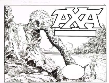 Romero, Enrique Badia | Original page  - Axa  - Otra Vez  - [1988] | Catawiki