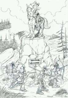 Bernat (Serrat, Bernardo)  - Original drawing - Lucky Luke | Catawiki